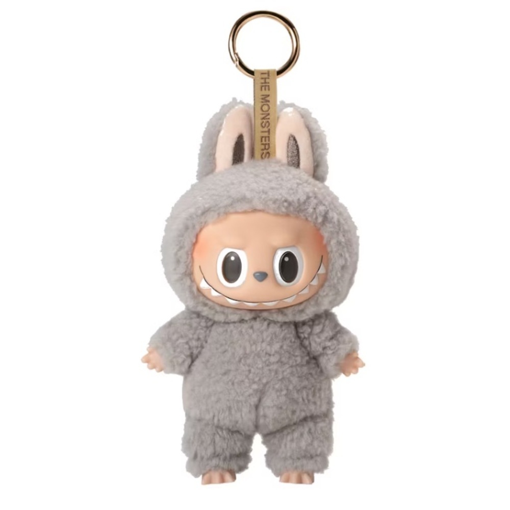 Pop Mart The Monsters Exciting Macaron Sesame Labubu Vinyl Pendant Keychain